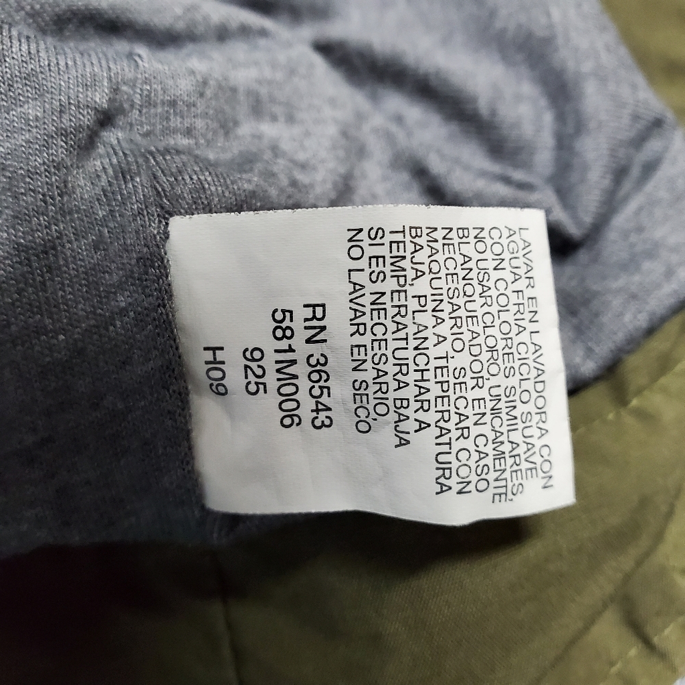 Timberland Men's light jacket army green zip up LG - Picture 12 of 13